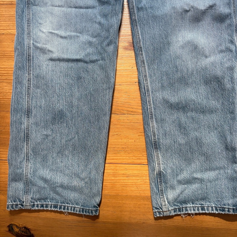 Carhartt light wash mens cargo jeans 36x34 - Picture 3 of 6